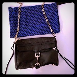 Rebecca Minkoff black leather crossbody bag